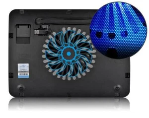 DeepCool Wind Pal Mini Notebook Cooler Black 15.6 Max Metal Mesh 140mm Fan - Picture 1 of 6