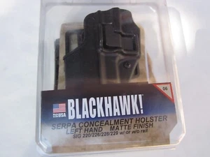 BlackHawk Serpa Tactical Holster Sig 220 226 228 229 430506BK-L Left Handed - Picture 1 of 2