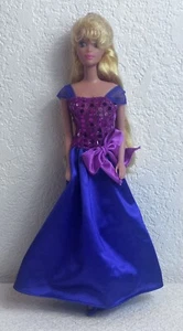 Disney Princess Aurora Mattel Doll w/ Purple Dress and Shoes - Picture 1 of 6