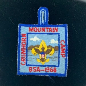 1965 Boy Scouts of America Crumhorn Mountain Camp Patch BS12 - Picture 1 of 1