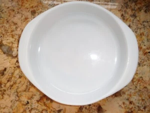 "Cazuela redonda PYREX vintage 8,5"" blanca # 221 para hornear pastel pastel plato utensilios para horno" - Imagen 1 de 5