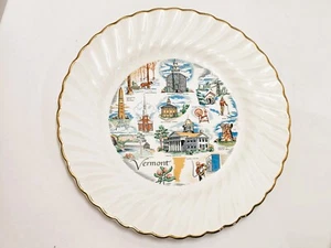 Vintage Sheffield Vermont State Souvenir 10" Teller - Bild 1 von 2
