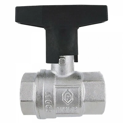 Heizung T-Griff Muffen Kugelhahn 1/2 -2" Zoll IG 25bar Pumpen Schieber Isolieren - Bild 1 von 3