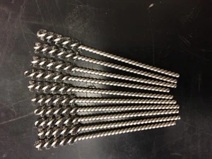 HIGHTBRUSH #BB4399 1/4''DIA. STAINLESS STEEL BURR TUBE BRUSH .004 WIRE 10 PIECES - Picture 1 of 2