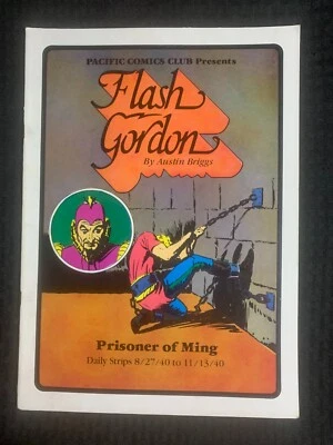 Flash Gordon Prisoner of Ming 1981 de Briggs SC FVF 7,0 Pacific Comics Club Foto 1 de 2