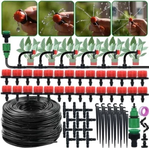 25m 50m 100m Bewässerungssystem Tropfschlauch Garten Bewässerung Wasser Schlauch - Bild 1 von 45