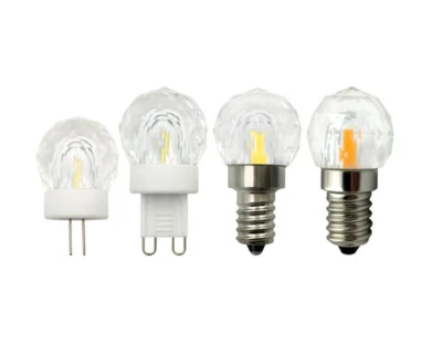 G4/G9/E12/E14 Gemlamp K9 Glass LED Bulb 1505 COB 110V/220V 3W Crystal Light Y - Image 1 of 4