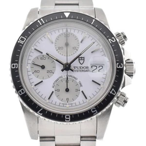 sconto TUDOR Oyster Date Chronotime 79170 quadrante bianco/argento uomo □#134070 - Foto 1 di 9