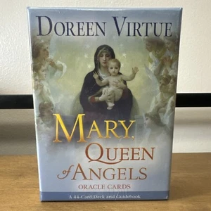 Mary, Queen of Angels Oracle Cards & Guide Book By Doreen Virtue - Picture 1 of 3