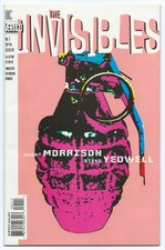 INVISIBLES #1 Sept 1994 DC/Vertigo NM 9.4 W MORRISON HUGHES Cover 1st App B/O
