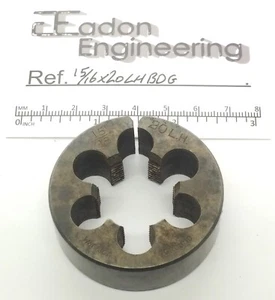 15/16" x 20TPI Button Die, Left hand. Could be Whitworth Form. By Warrior. - Imagen 1 de 1