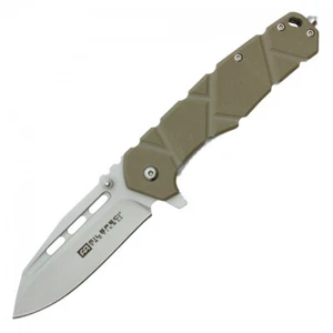 8" G10 Pocket Knife - Dirt - Picture 1 of 4