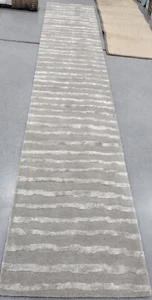 GREY 2'-6" X 14' Stained Rug, Reduced Price 1172764485 SOH519A-214 - Picture 1 of 4