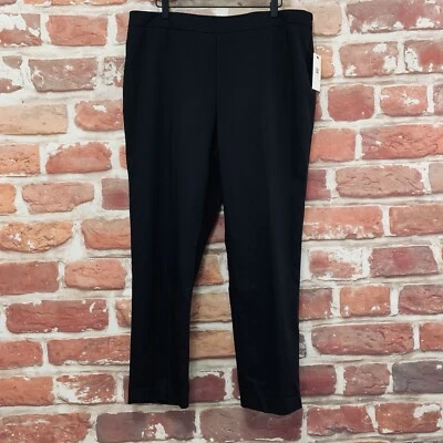 Pantalones Chaus para mujer talla 16 lisos negros elásticos informales trabajo oficina pantalones Foto 1 de 4