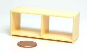 Muebles escolares para casa de muñecas Playmobil amarillo cubby estantes horizontales muebles - Imagen 1 de 1