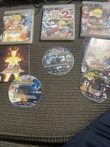 PS3 Naruto Shippuden Ultimate Ninja Storm Generation 1 2 3 Lot PlayStation Game - Picture 1 of 7