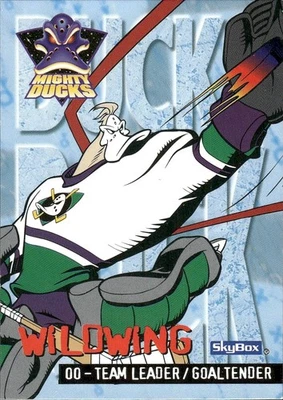 Wildwing 1995 Skybox Disney Mighty Ducks Trading card Vintage Hockey #2 - Image 1 of 2