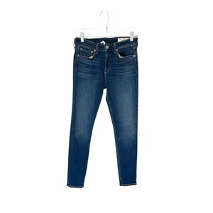 rag & bone Medium Wash Slim Stevie Wash Cate Mid-Rise Skinny Leg Jeans Size 28 - Picture 1 of 14