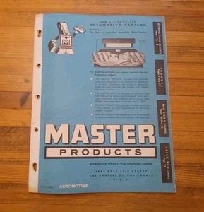 1962 Master Products Katalog Kfz Aktenring Regal Werbung - Bild 1 von 9