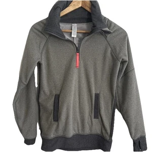 Ivivva lululemon Pullover Teen 14 Large grau 1/4 Zip gefüttert CabinCore Kidscore - Bild 1 von 6