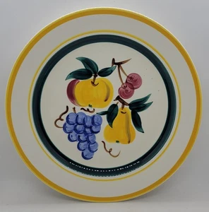 Vintage STANGL "Fruit- White Background" Chop Plate, Platter, 12", MCM, EUC - Picture 1 of 3