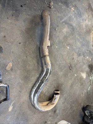 2001 00-03 KTM 400EXC 400SX 400 520 525 EXC SX Exhaust Header Head Mid Pipe Mani - Image 1 of 4