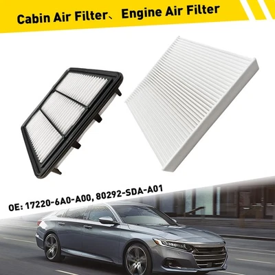 Engine Air Filter & Cabin Air Filter For 2018-2021 Honda Accord Sedan 4Door 1.5L - Image 1 of 4
