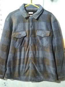 Field & Stream Sherpa Lined Jacket Button Blue Brown SzXL - Picture 1 of 11