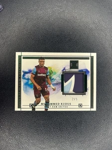 2023-24 Panini Impecable Mohammed Kudus West Ham United Verde Esmeralda/5 - Imagen 1 de 2