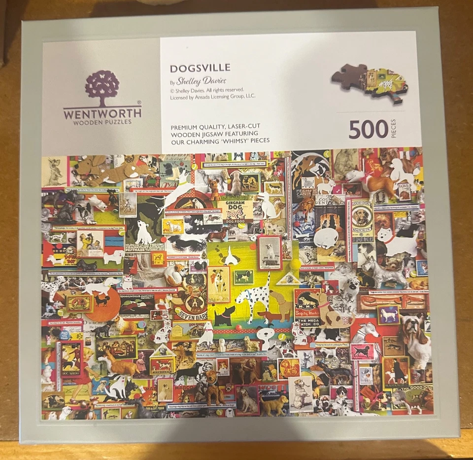 Dogsville Wentworth Wooden Jigsaw Puzzle 500 Piece - Image 1 of 1