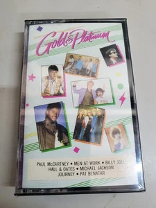 Gold and Platinum Cassette Tape Various Artists Michael Jackson Billy Joel NEW - Picture 1 of 2