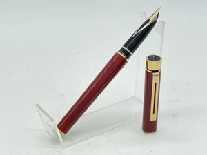 SHEAFFER 1021 Targa Laque Imperial Red Classic GT 14K Gold Nib Fountain Pen - Bild 1 von 5