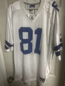 Terrell Owens #81 Dallas Cowboys Authentic Reebok White Jersey Men's XL - Picture 1 of 5
