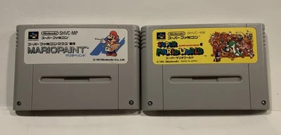 Super Mario World ,MARIO PAINT , 1990s  Japanese Versions SHVC-MW - Image 1 of 4