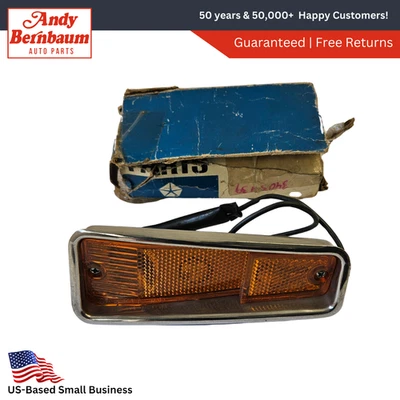 1970-71 Dodge Polara & Monaco Front Left Marker Lamp Assembly 3403439 NOS - Image 1 of 4