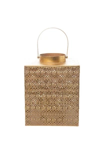 ARPIMEX Lanterna Metallo 20 x 20 x 25,5 Cm Gold - Imagen 1 de 1