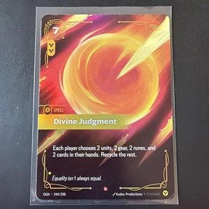 Riftbound Origins OGN Foil Divine Judgment Epic 244/298 - Picture 1 of 2