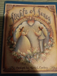 Voli di fantasia volume 1 acrilico dipinto decorativo libro Terrie L. Cordray - Foto 1 di 3