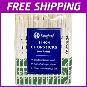 8 Inch Natural Waribashi Chopsticks - 500 Pairs Eco Friendly - Picture 1 of 9