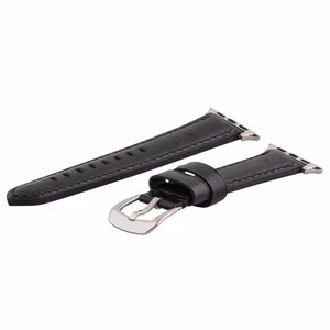 Clockwork Synergy Gentlemen's Collection Ostrich Black SS für 38mm Apple Watch - Bild 1 von 1