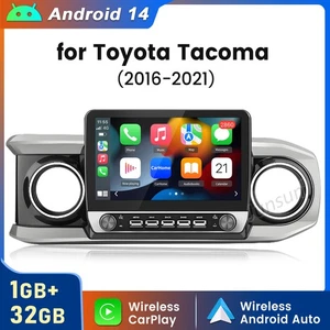 10.1'' Android 14 For Toyota Tacoma 2016-2022 Car Carplay Stereo Radio GPS WIFI - Picture 1 of 18