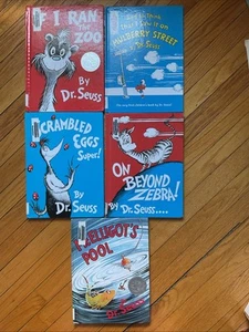 Vintage Lot 5 Banned OOP Dr. Seuss Books RARE Hardcover - Picture 1 of 14