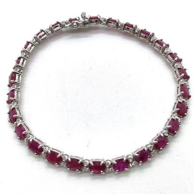 Pulsera Joyería Rubí 8.36ct Oro Blanco 4110672 SIN TARIFA Foto 1 de 4