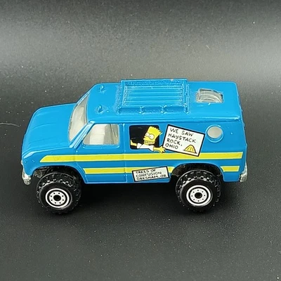 Hot Wheels 1990 Simpsons Family Camper Scene Machine 1977 Baja Breaker Van - Image 1 of 4