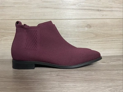 VIVAIA Botines Punta Cuadrada Chelsea Planos Ryan Pro Borgoña 10.5 EE. UU. 41,5 EU Foto 1 de 4