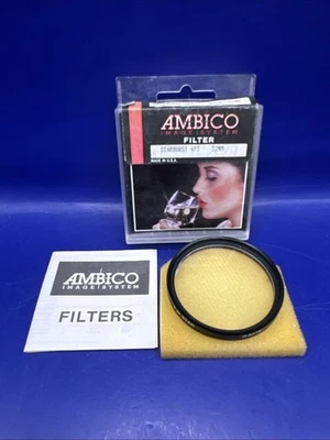NOS Vintage 52mm  Starburst 4 Point Double Rotating Ring Filter Ambico - Image 1 of 4