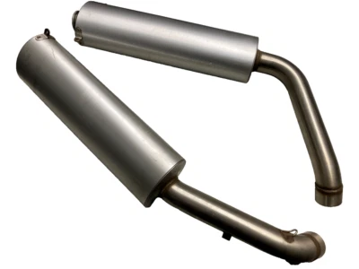 Genuine Pair Ducati 996R 998 998R Standard Exhaust Silencers 57410511A 57310511A - Image 1 of 3