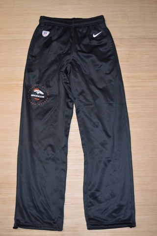 NFL Denver Broncos Nike Therma Pants Drawstring Dark Gray / Pockets / Men SMALL Cover