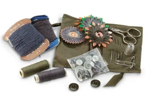 German Military Surplus Item Army Men Field Sewing repair kit set FREE SHIPPING - Picture 1 of 5