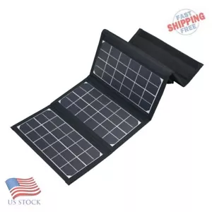 21W Solar Panel Charger Foldable Portable 5V / 2.1 A Monocrystalline - Picture 1 of 7